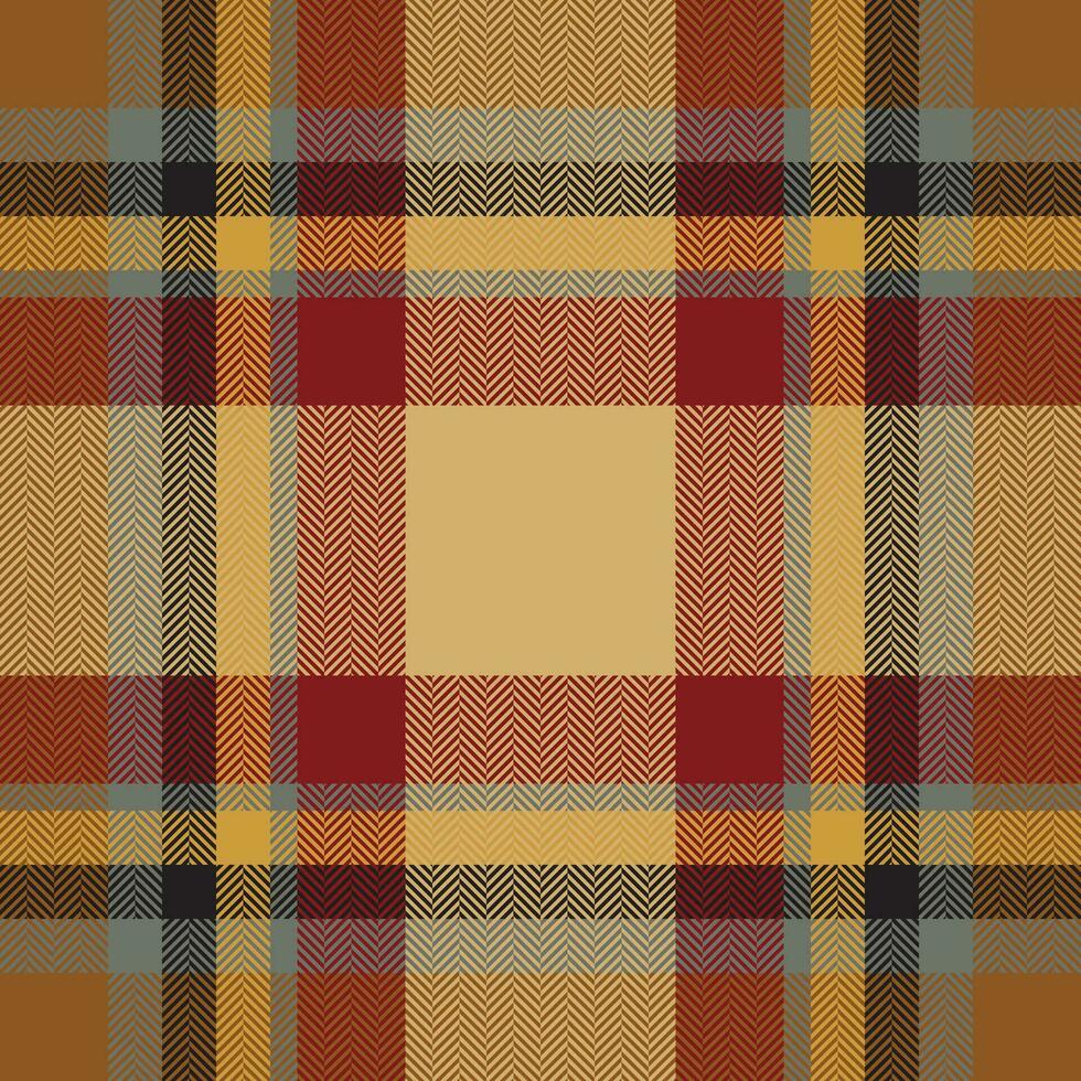 pläd kolla upp mönster. sömlös tyg textur. tartan textil- skriva ut. vektor