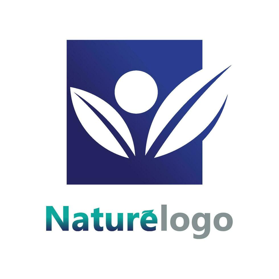 Blatt-Logo-Design-Vektor für Natursymbol-Vorlage editierbar, grünes Blatt-Logo-Ökologie-Naturelement-Vektorsymbol. vektor