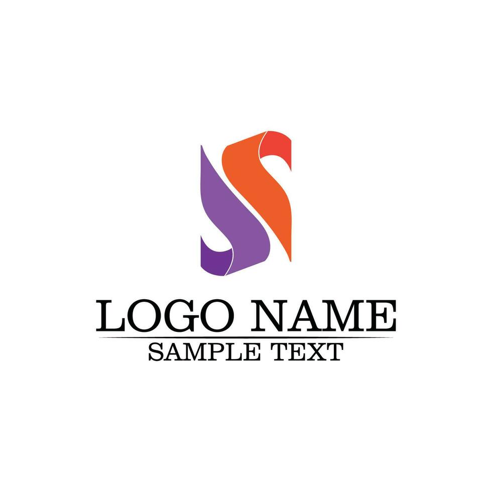 Logo-Design-Vektor-Design des Geschäftsunternehmensbriefs vektor
