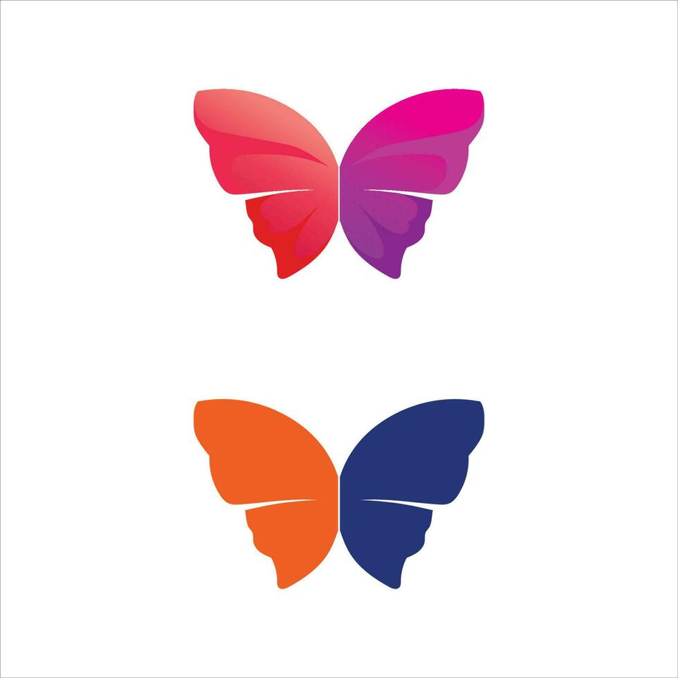 Schönheit Schmetterling Icon Design vektor