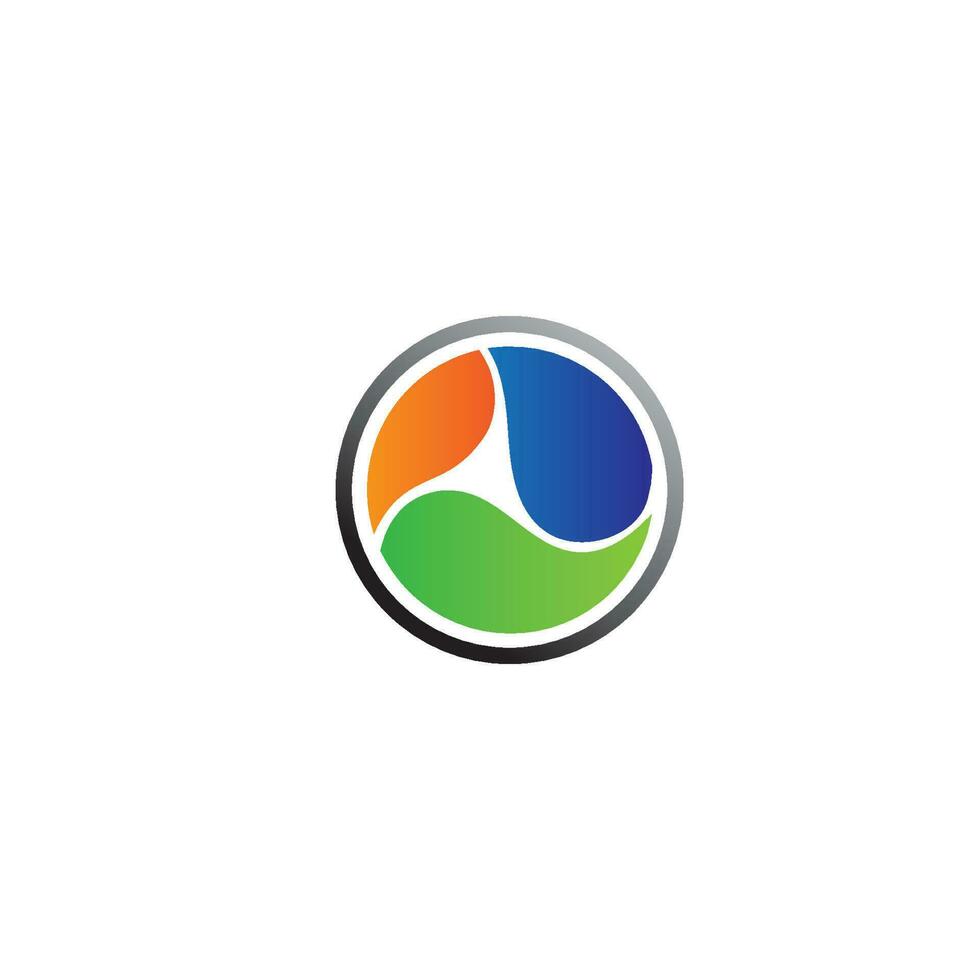 Wellen Strand Logo und Symbole Vorlage Symbole App blau vektor