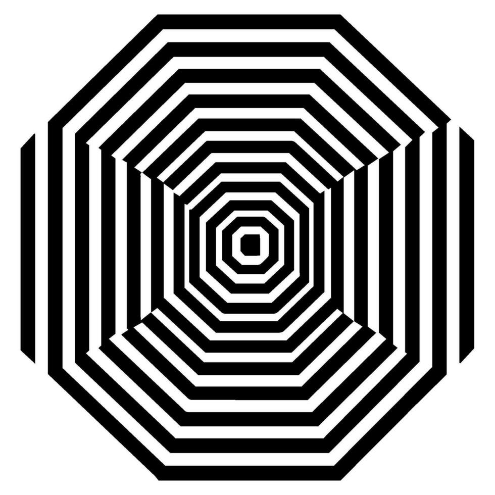 geometrisk illusion abstrakt grafisk design vektor