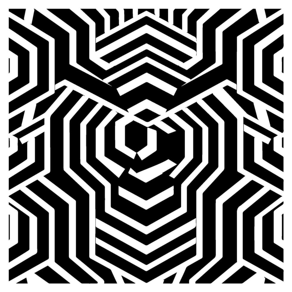 geometrisch Illusion abstrakt Grafik Design vektor