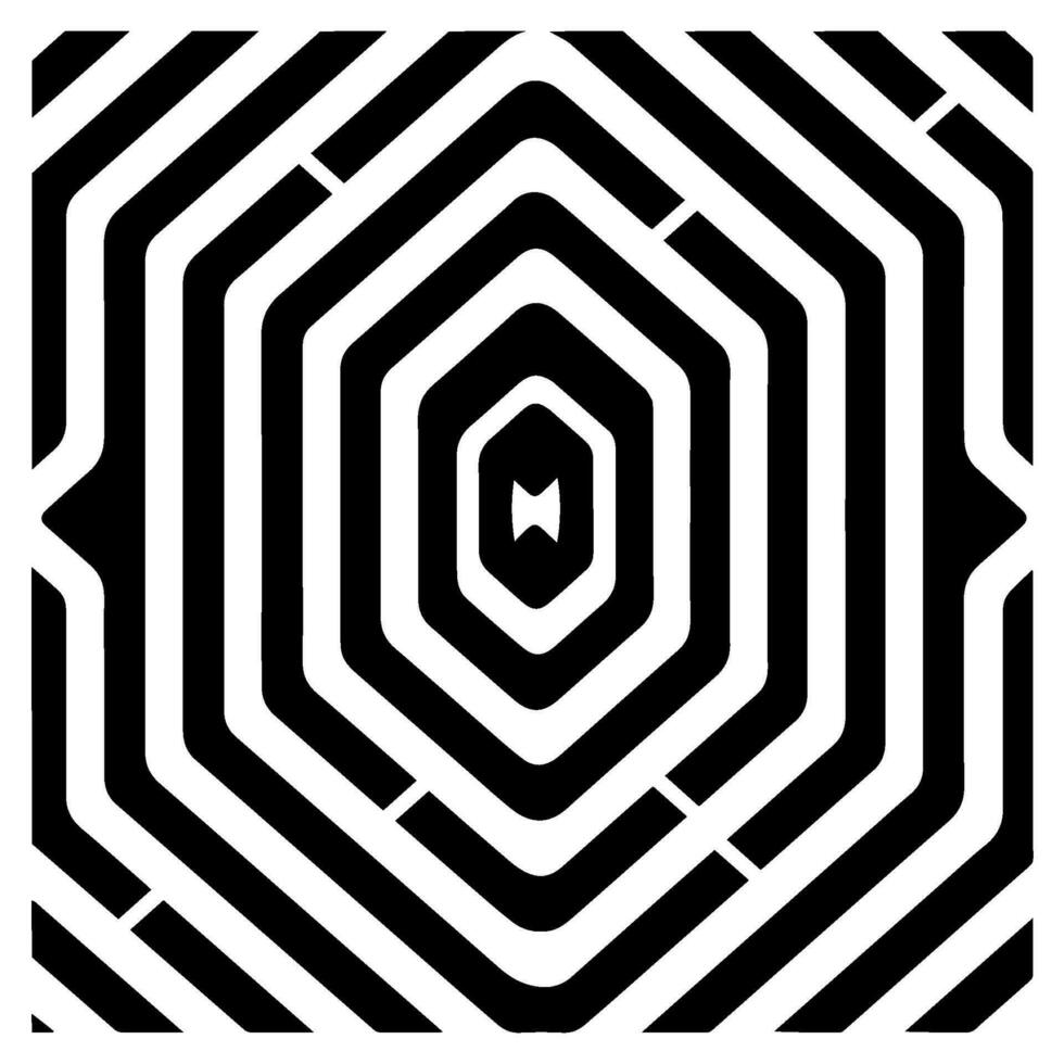 geometrisch Illusion abstrakt Grafik Design vektor