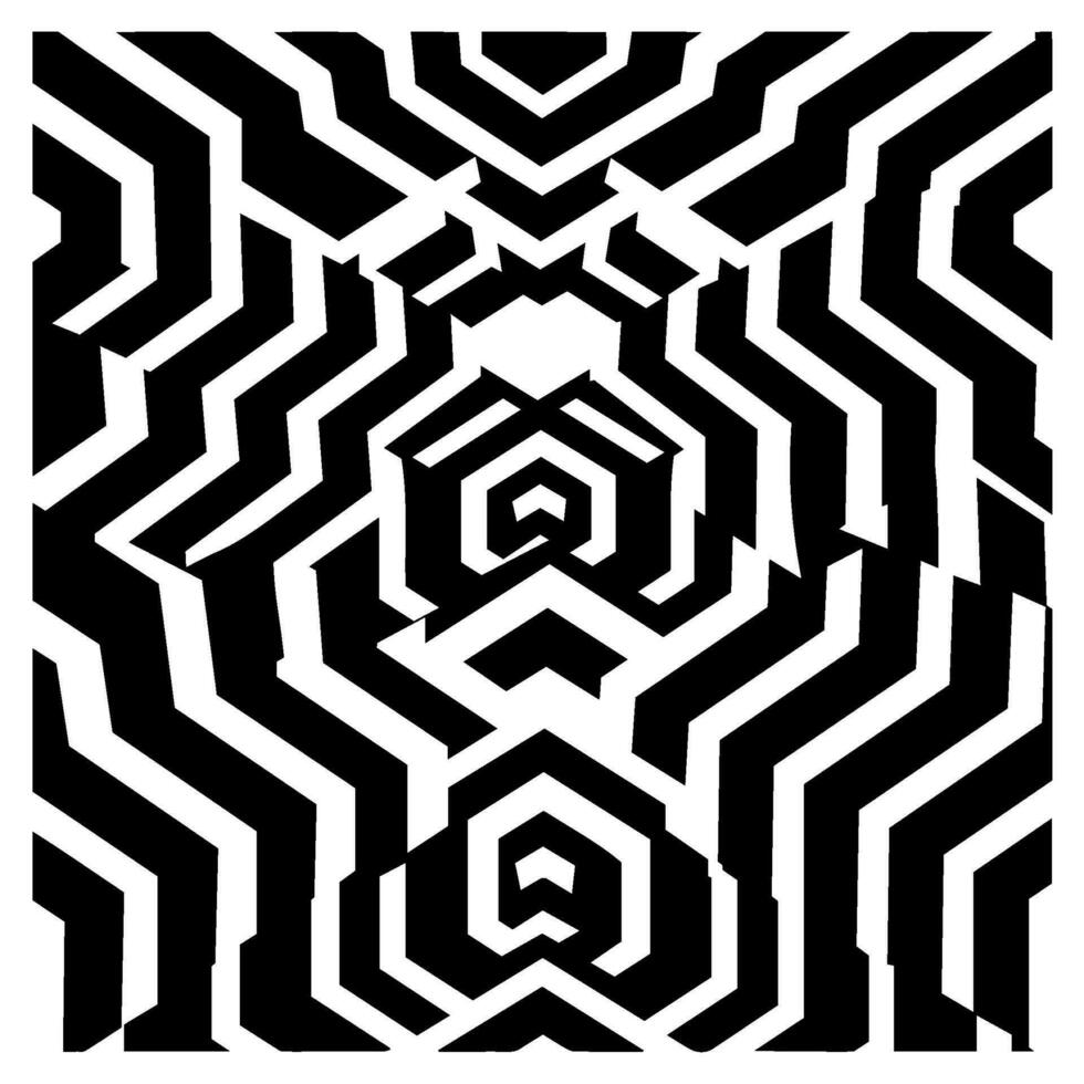 geometrisk illusion abstrakt grafisk design vektor