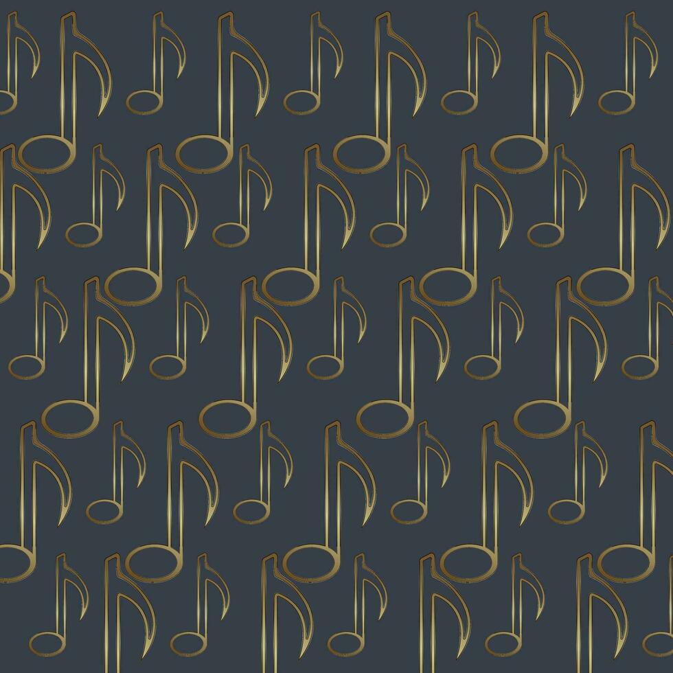 Luxus Musik- Symbol Hintergrund, Symbol, Vektor Musical Elemente Design, Vektor Illustration