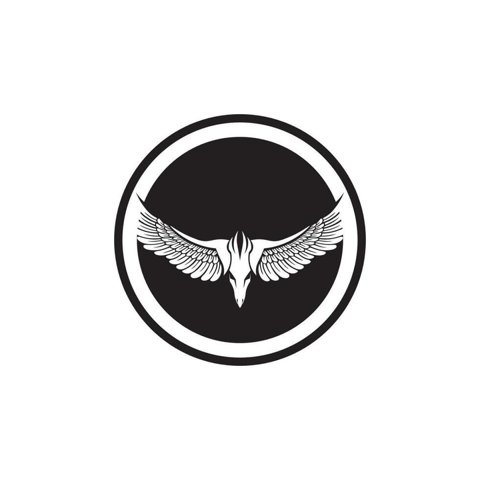 Falcon Wings Logo Vorlage Vektor Icon Logo Design App