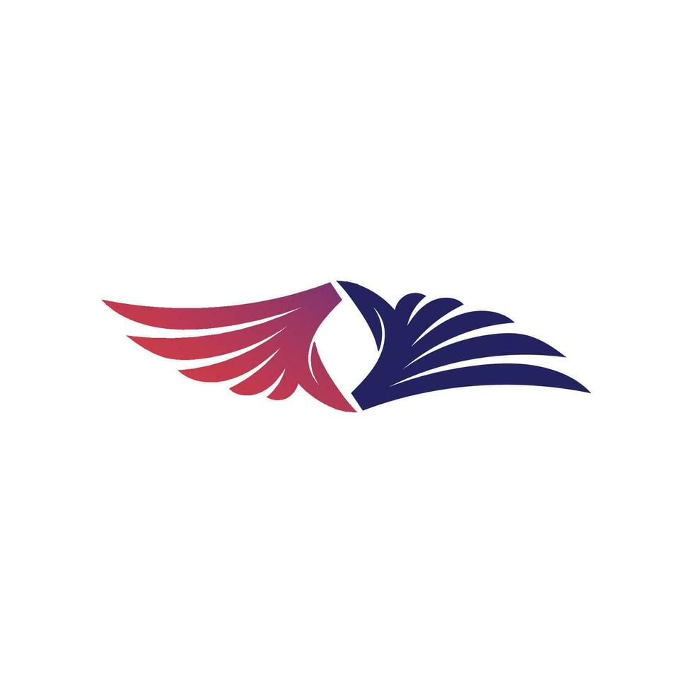 Falcon Wings Logo Vorlage Vektor Icon Logo Design App