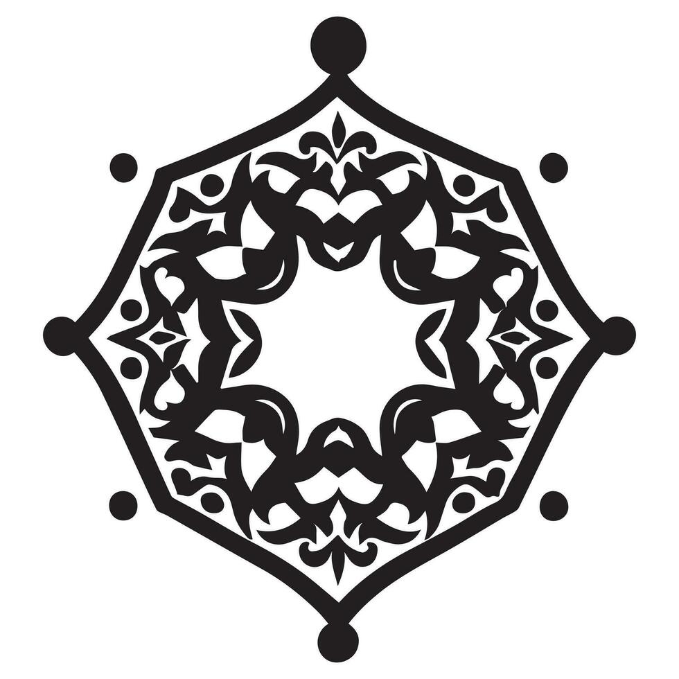 islamisch Ornament Vektor Design Illustration, islamisch Blumen- Vektor