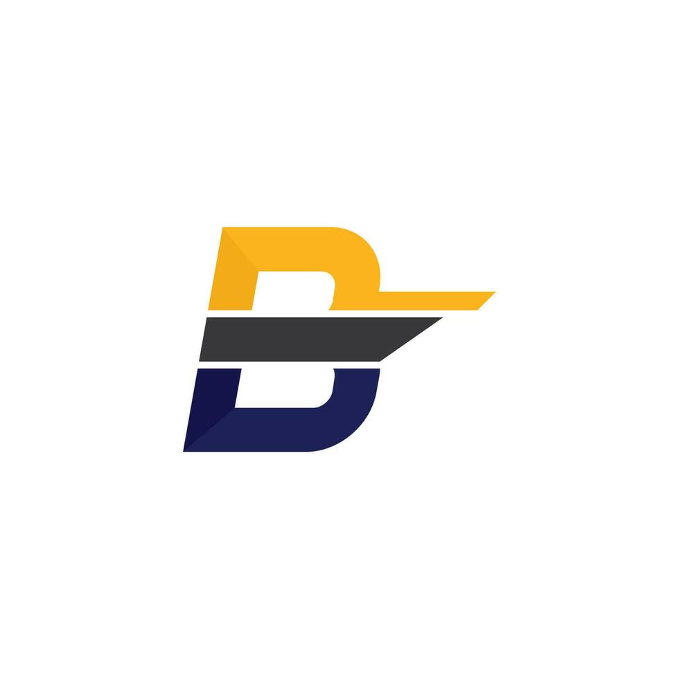 buchstabe b logo design mit modernem konzept. Symbol Buchstabe b Vektor-Illustration-Vorlage vektor