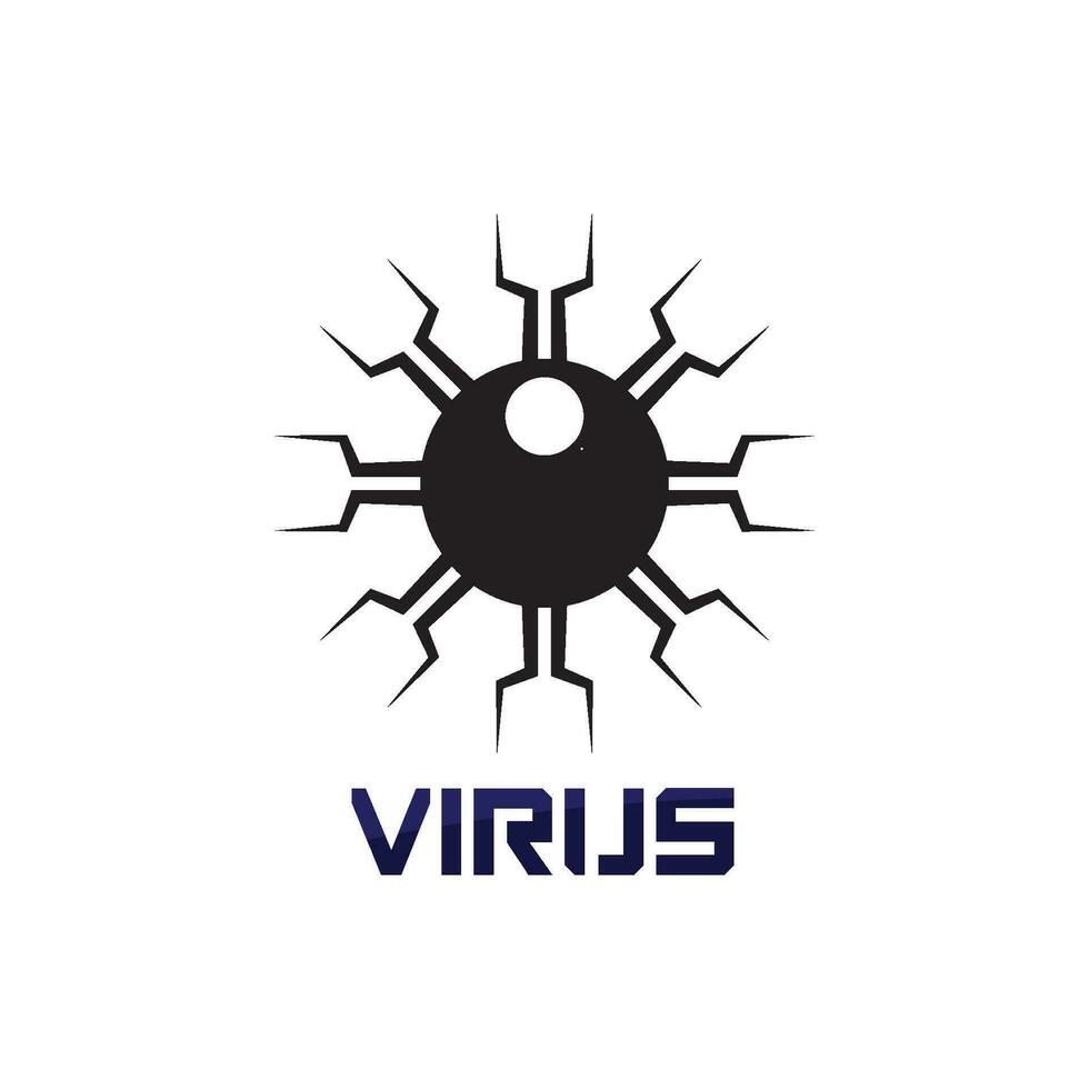 Virus-Corona-Virus-Vektor und Maskendesign-Logo viraler Vektor und Designsymbol