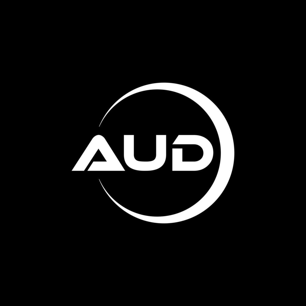 audi Brief Logo Design im Illustration. Vektor Logo, Kalligraphie Designs zum Logo, Poster, Einladung, usw.