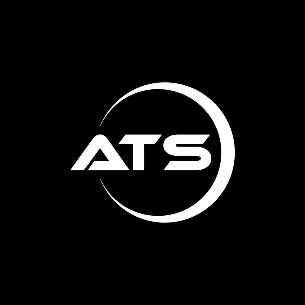 ats Brief Logo Design im Illustration. Vektor Logo, Kalligraphie Designs zum Logo, Poster, Einladung, usw.