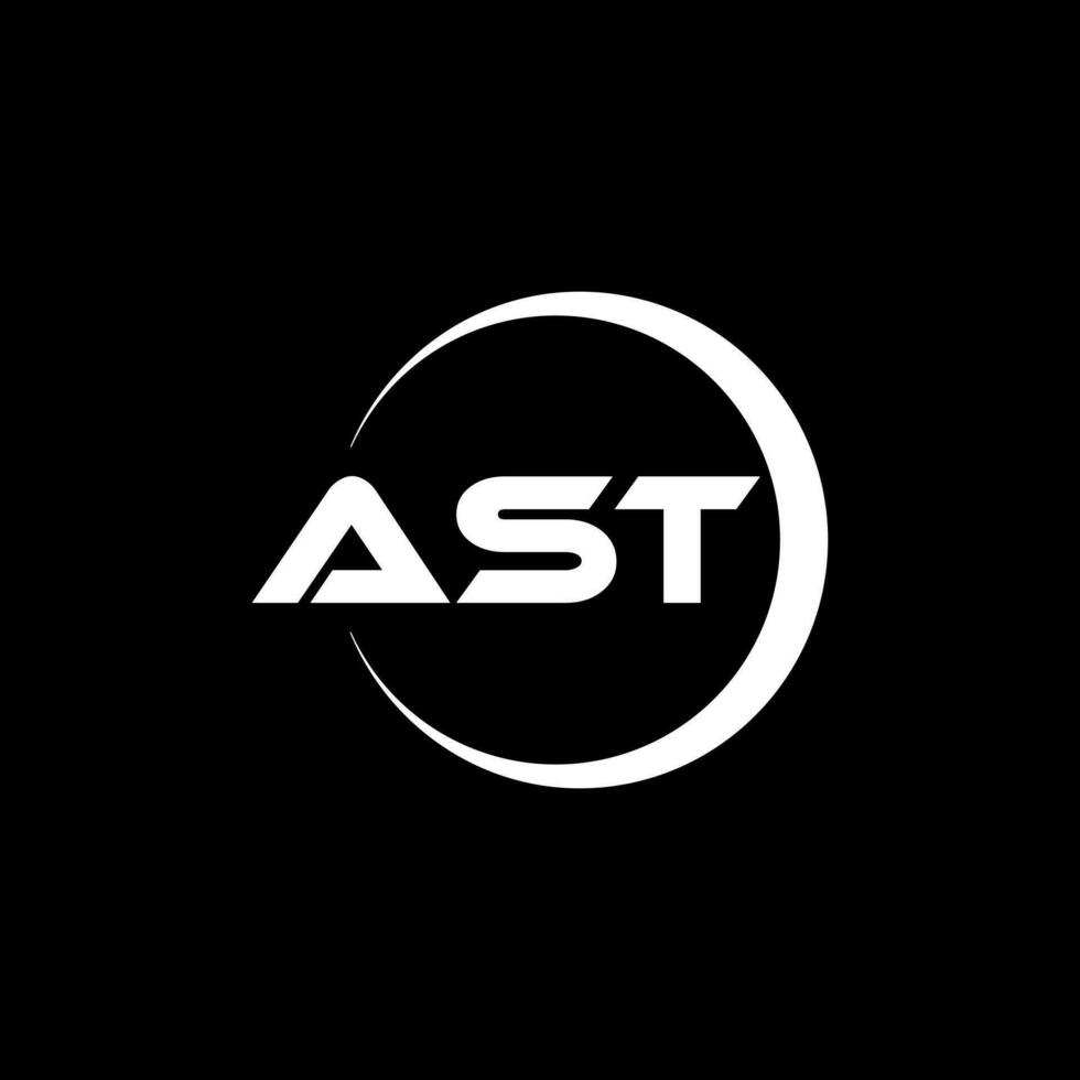 ast Brief Logo Design im Illustration. Vektor Logo, Kalligraphie Designs zum Logo, Poster, Einladung, usw.