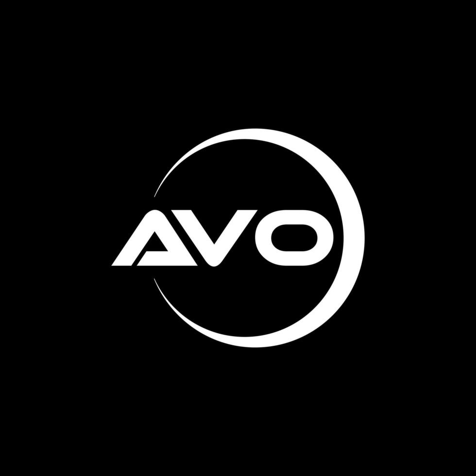 avo Brief Logo Design im Illustration. Vektor Logo, Kalligraphie Designs zum Logo, Poster, Einladung, usw.