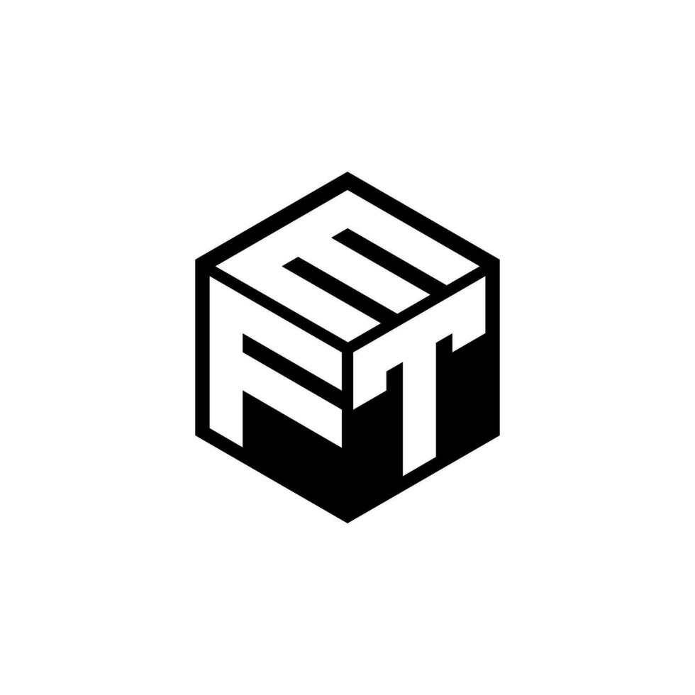 ftm-Brief-Logo-Design in Abbildung. Vektorlogo, Kalligrafie-Designs für Logo, Poster, Einladung usw. vektor