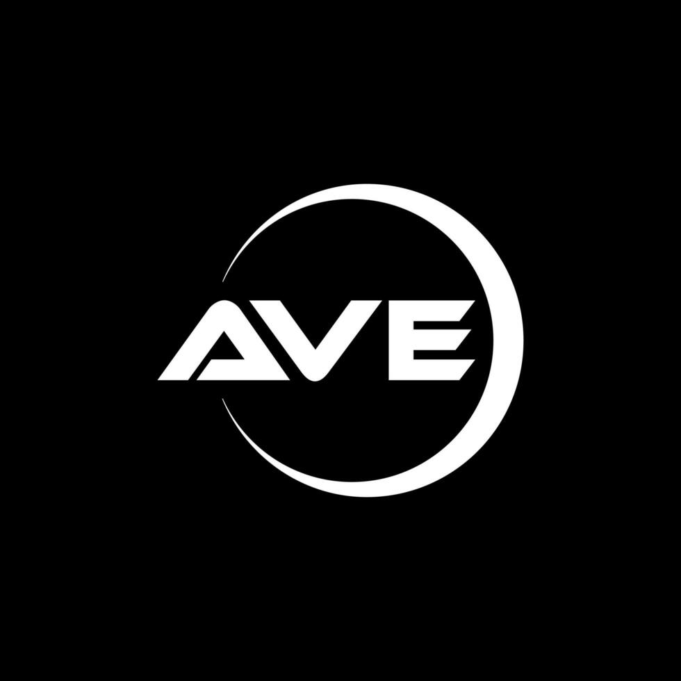 ave brev logotyp design i illustration. vektor logotyp, kalligrafi mönster för logotyp, affisch, inbjudan, etc.