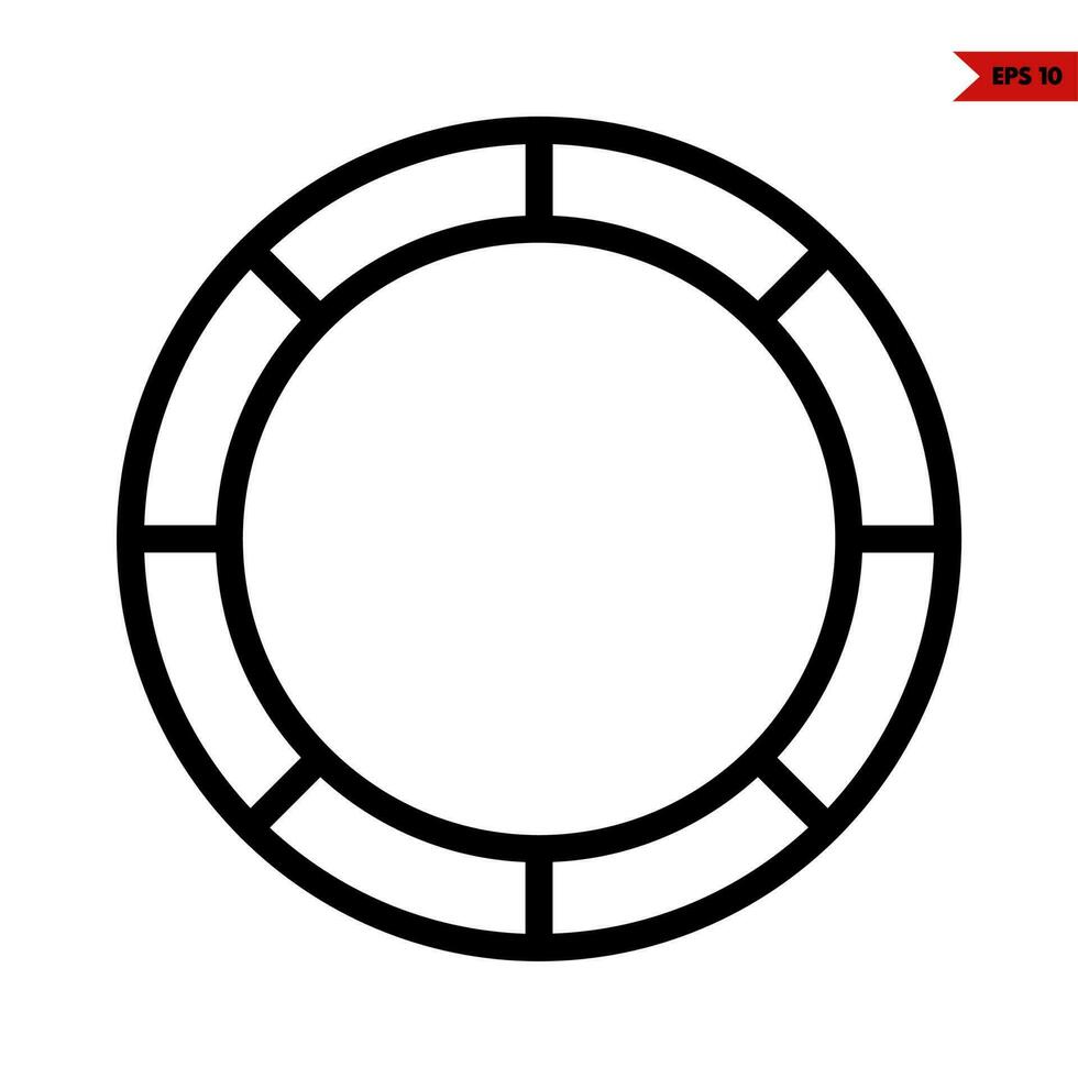 diagram linje ikon vektor