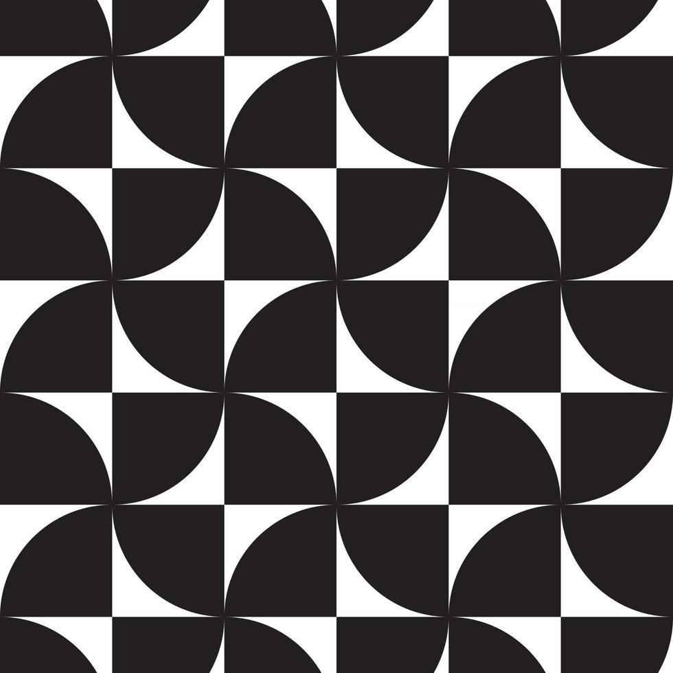 abstraktes nahtloses Muster des hypnotischen Hintergrunds des hypnotischen Schwarzweiss-Hintergrunds vektor