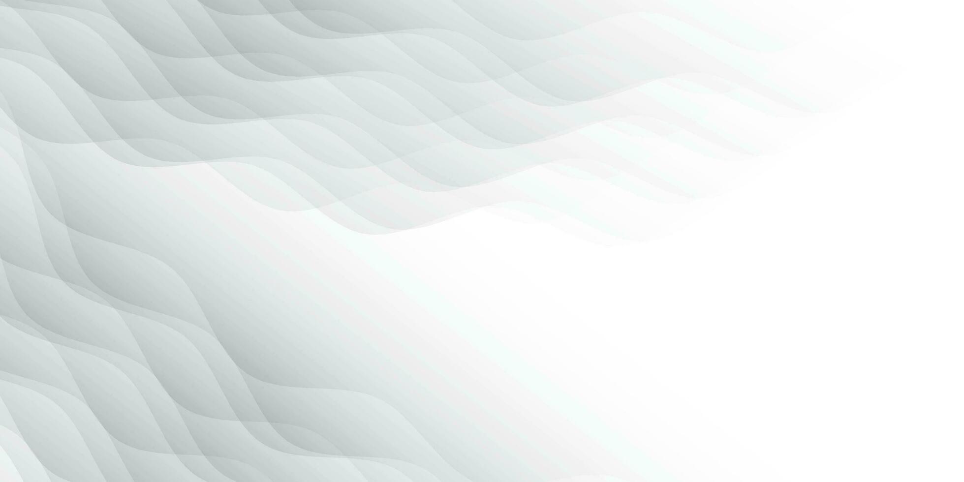 abstrakt vit och grå Färg, modern design Ränder bakgrund med geometrisk runda form, vågig linje. vektor illustration.