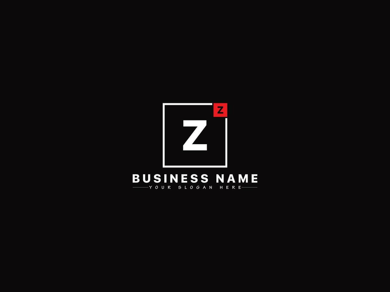 Initiale Platz zz Logo Bild, Prämie gestalten zz Luxus Brief Design vektor