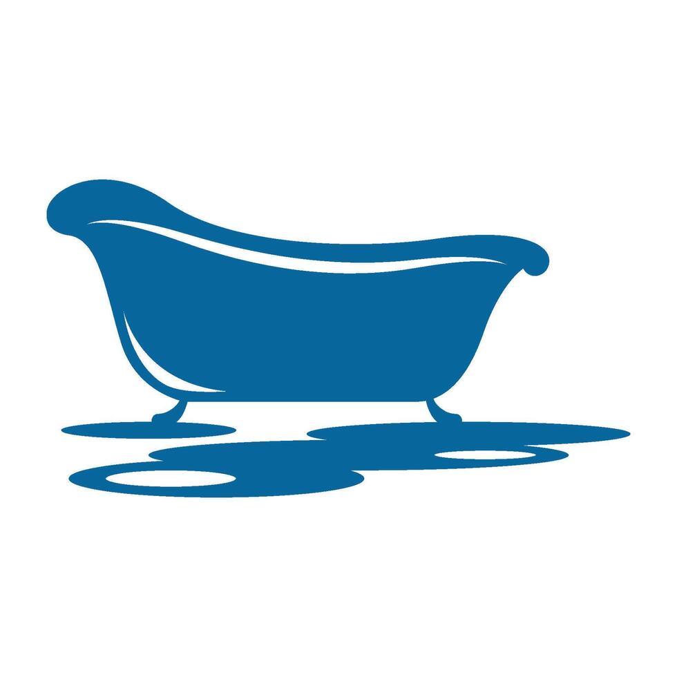Badewanne Logo Symbol Design vektor