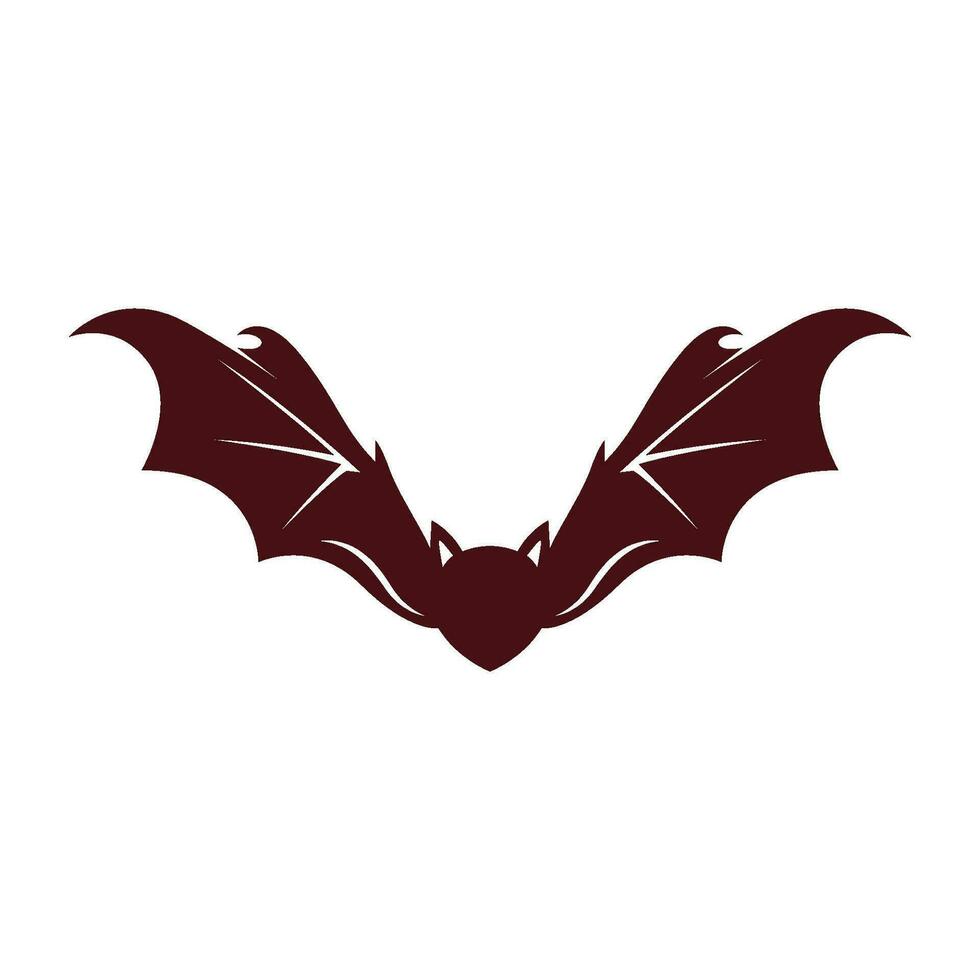 fladdermöss djur- logotyp ikon design vektor