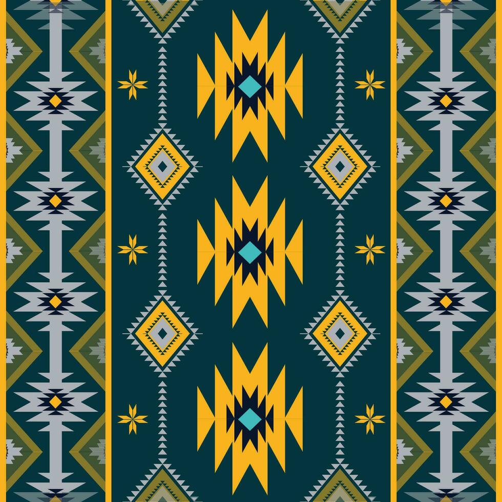 de geometrisk etnisk mönster av traditionell stil. navajo, Amerika indisk mönster. design för bakgrund, tapet, Kläder, omslag, batik, tyg, och grafik. vektor illustration.