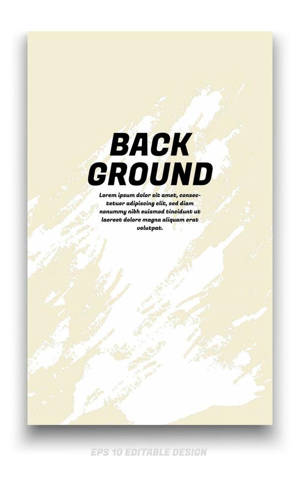 abstrakt Grunge Hintergrund Startseite Design mit Bürste Schlaganfälle Konzept. Design Element zum Poster, Zeitschriften, Buch Abdeckungen, Broschüre Vorlage, Flyer, Präsentation. vektor