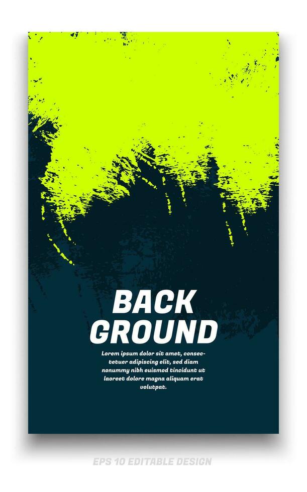 abstrakt Grunge Hintergrund Startseite Design mit Bürste Schlaganfälle Konzept. Design Element zum Poster, Zeitschriften, Buch Abdeckungen, Broschüre Vorlage, Flyer, Präsentation. vektor