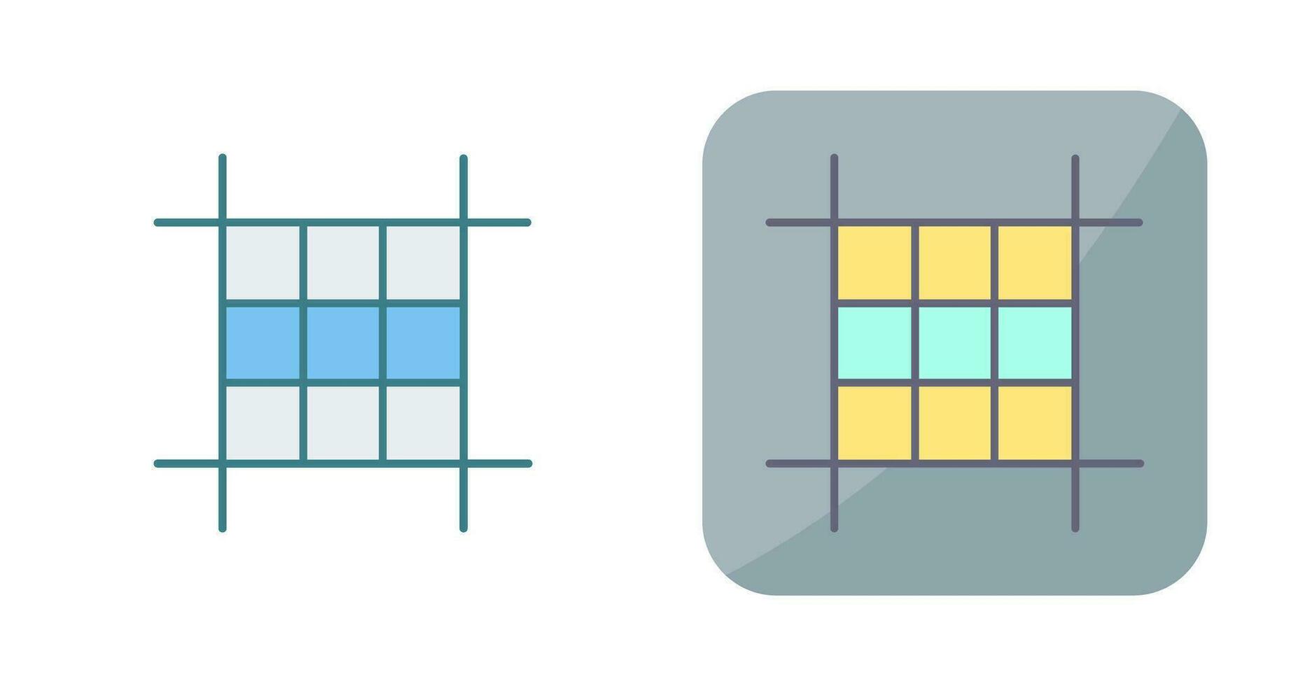 quadratisches Layout-Vektorsymbol vektor