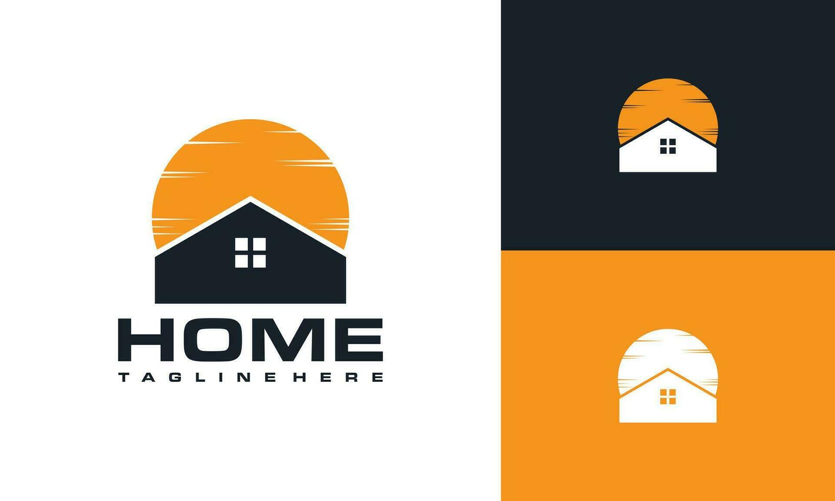 Haus Sonne-Logo vektor
