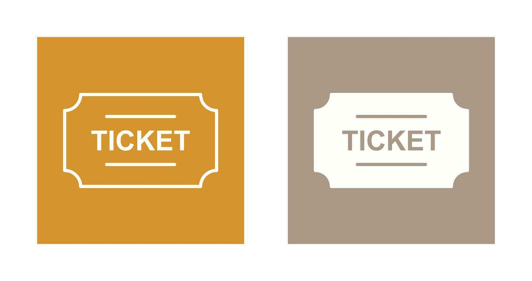 Ticket-Vektor-Symbol vektor