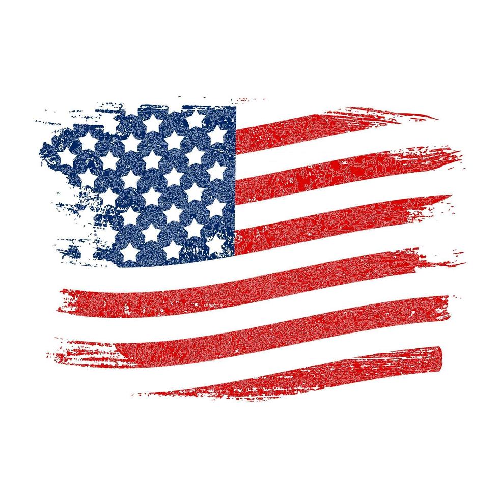 usa flagga grunge bakgrund. kan användas som banner eller affisch vektor