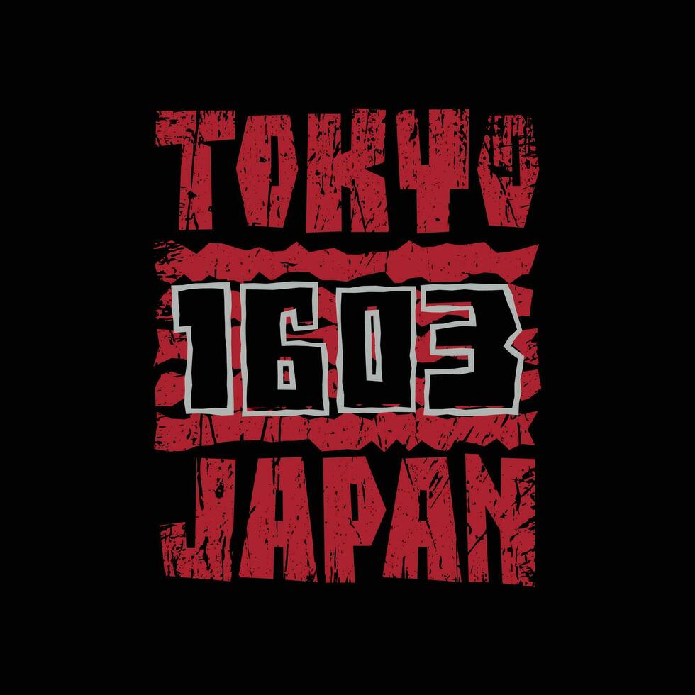tokyo. årgång design. stämpel typografi, t-shirt grafik, skriva ut, affisch, baner, flygblad, vykort vektor