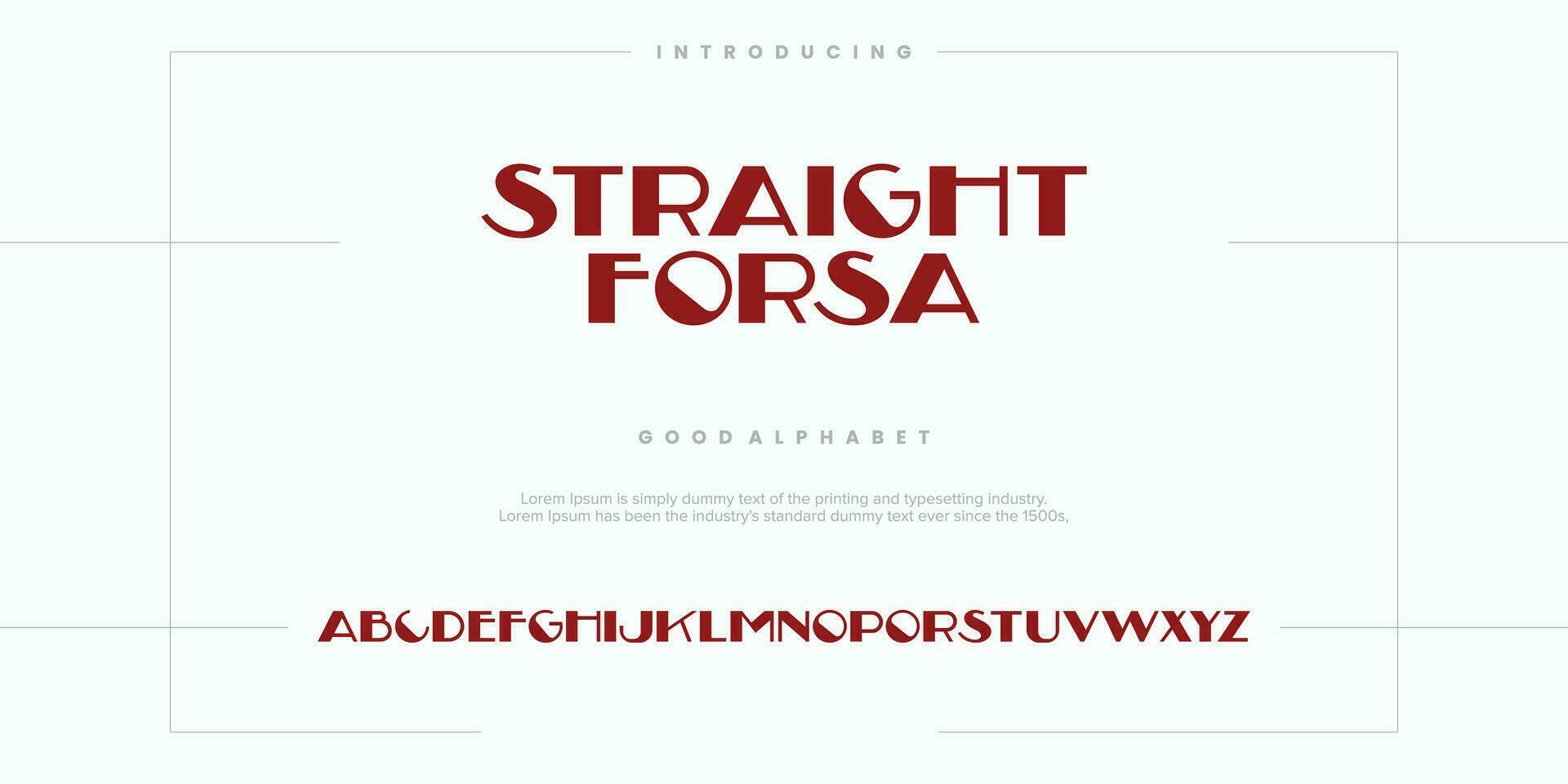 modern abstrakt digital alfabet font. minimal teknologi typografi, kreativ urban sport mode trogen font och med tal. vektor illustration