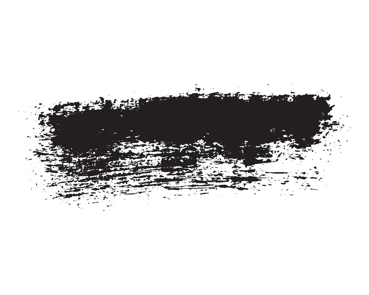 Pinselstriche setzen Hand gezeichnete Grunge-Textur-Vektorillustration lokalisiert auf weißem Hintergrund vektor