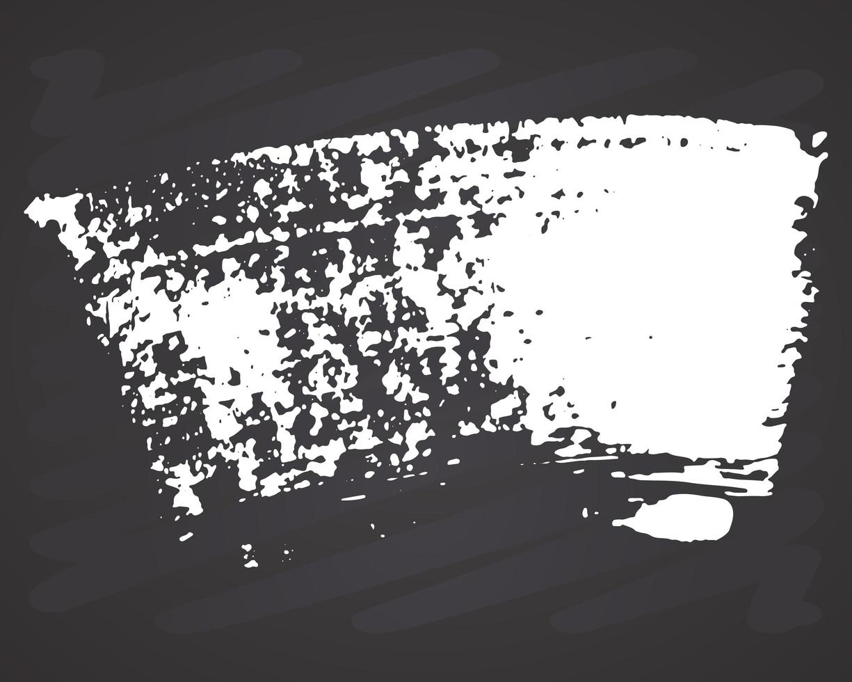 Pinselstriche setzen Hand gezeichnete Grunge-Textur-Vektorillustration lokalisiert auf weißem Hintergrund vektor