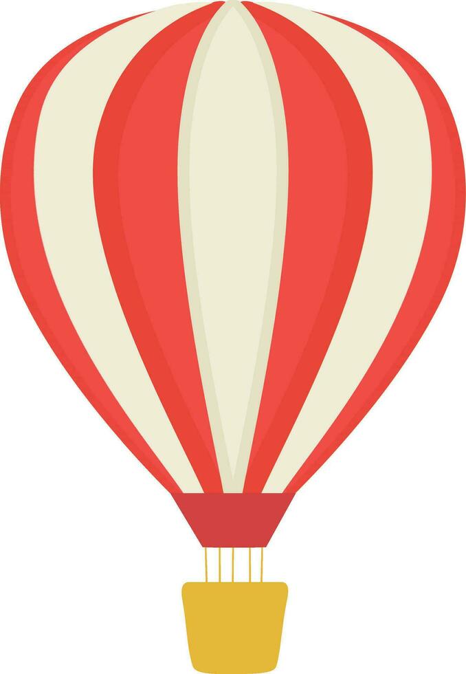 illustration av en varm luft ballong. vektor