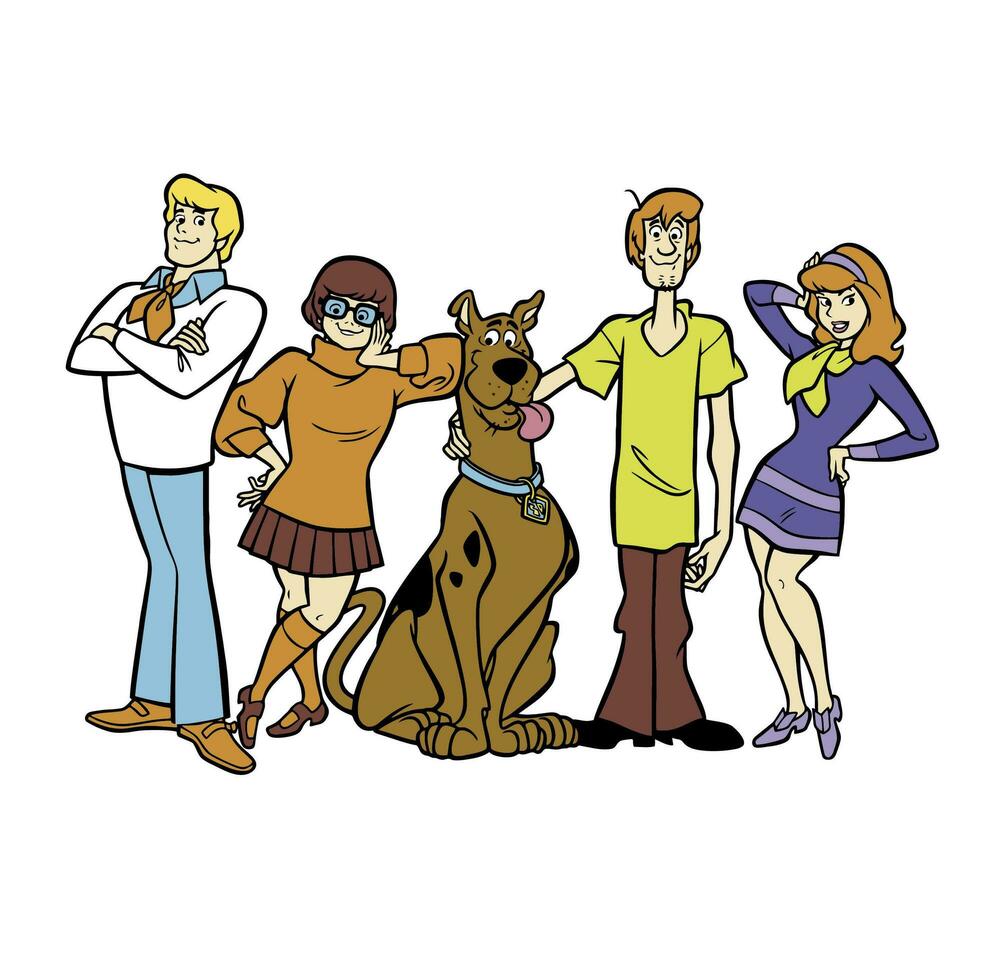 Charakter Illustration im Scooby doo vektor