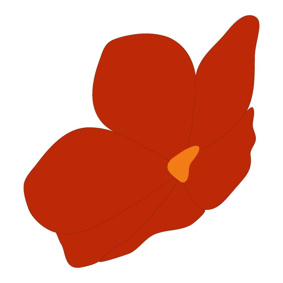 falla blomma höst botanisk löv illustration vektor