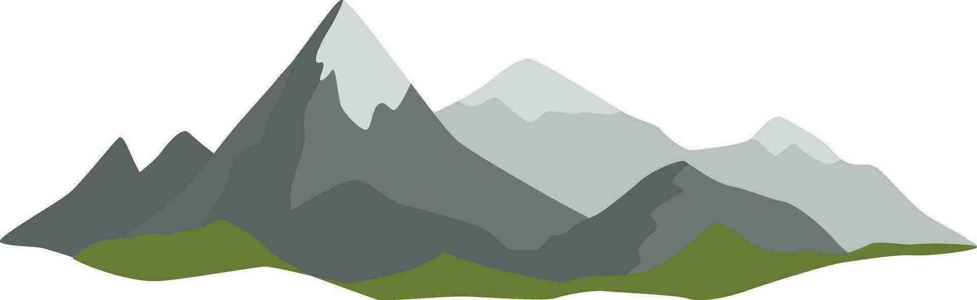 Berge Illustration Symbol vektor