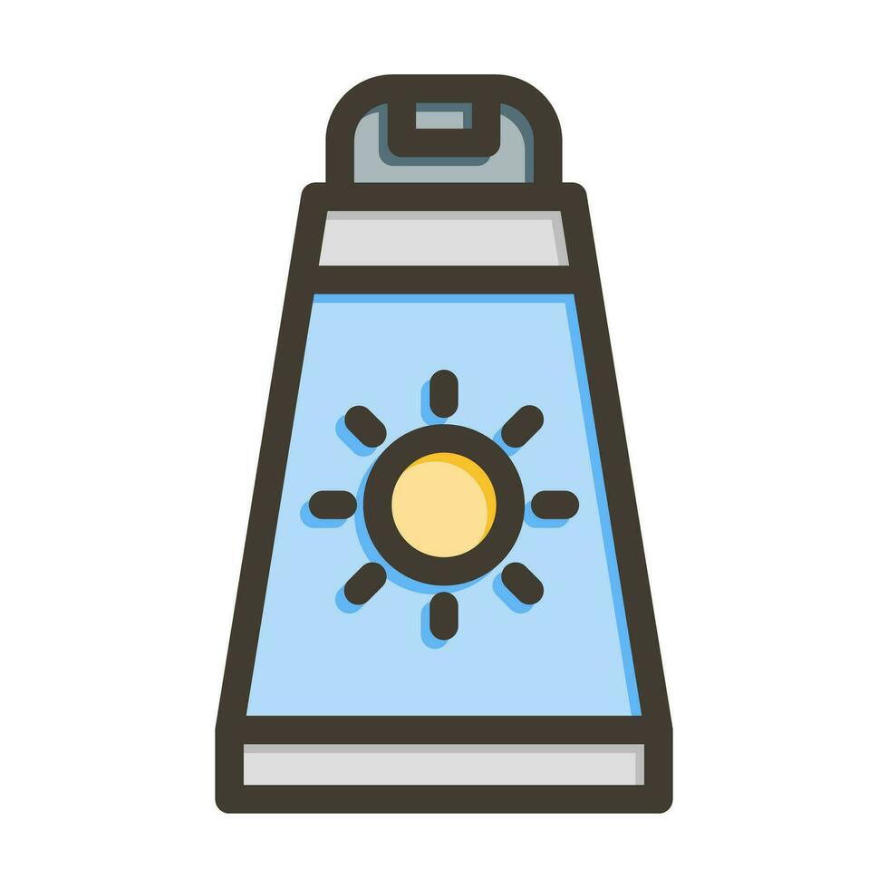 Sonnenschutz-Icon-Design vektor