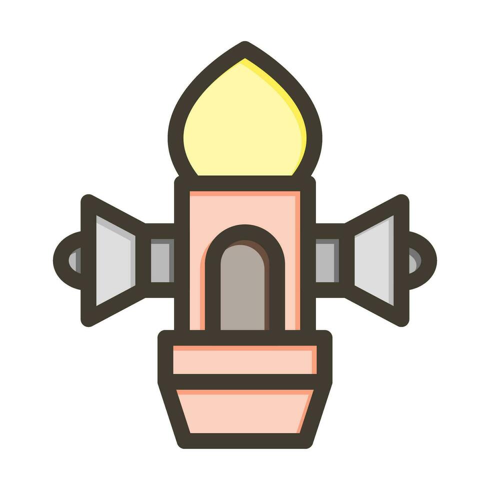 Moschee-Lautsprecher-Icon-Design vektor