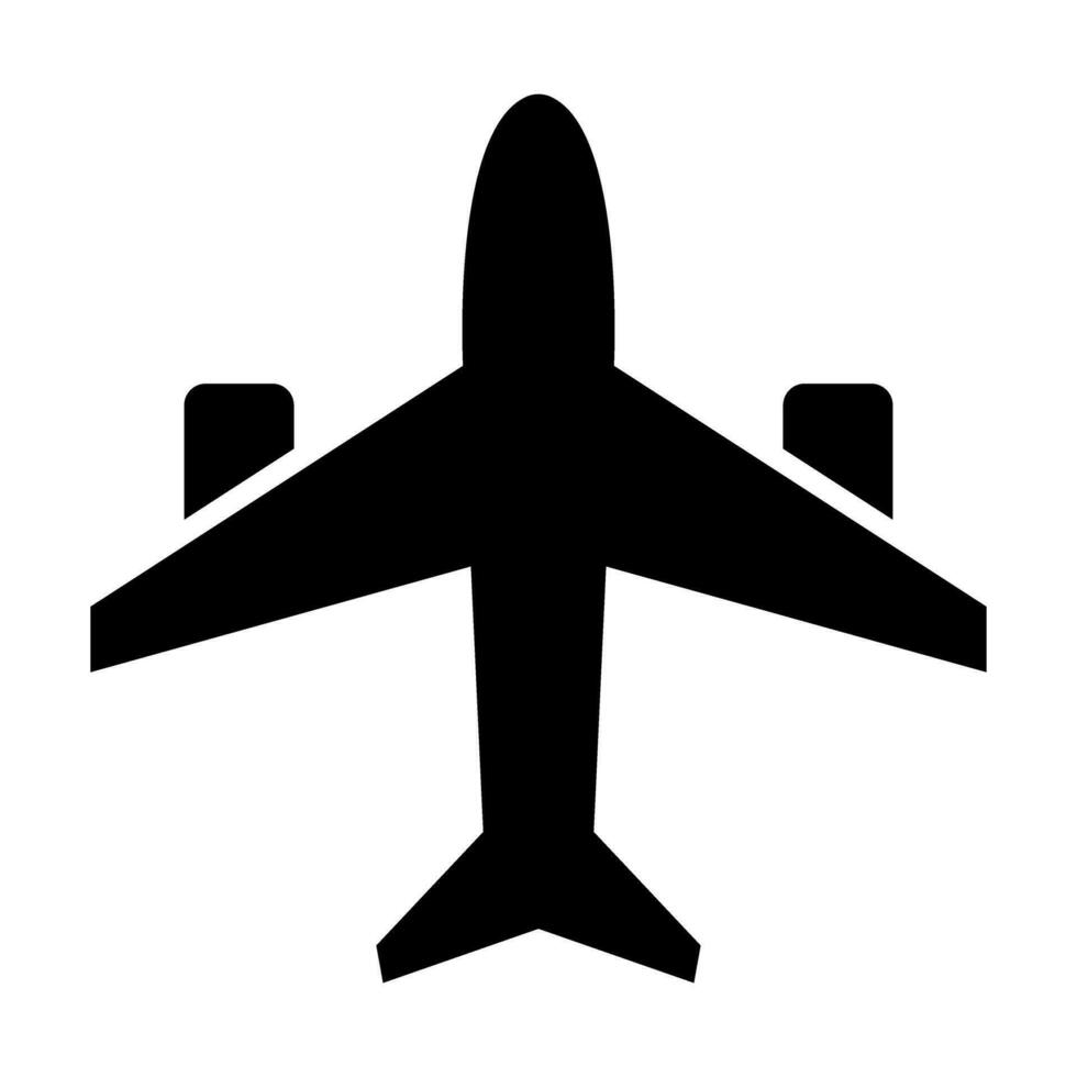 flygplan vektor glyf ikon för personlig och kommersiell använda sig av.