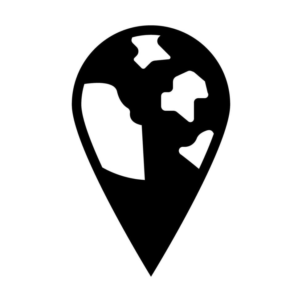 geo Position Vektor Glyphe Symbol zum persönlich und kommerziell verwenden.