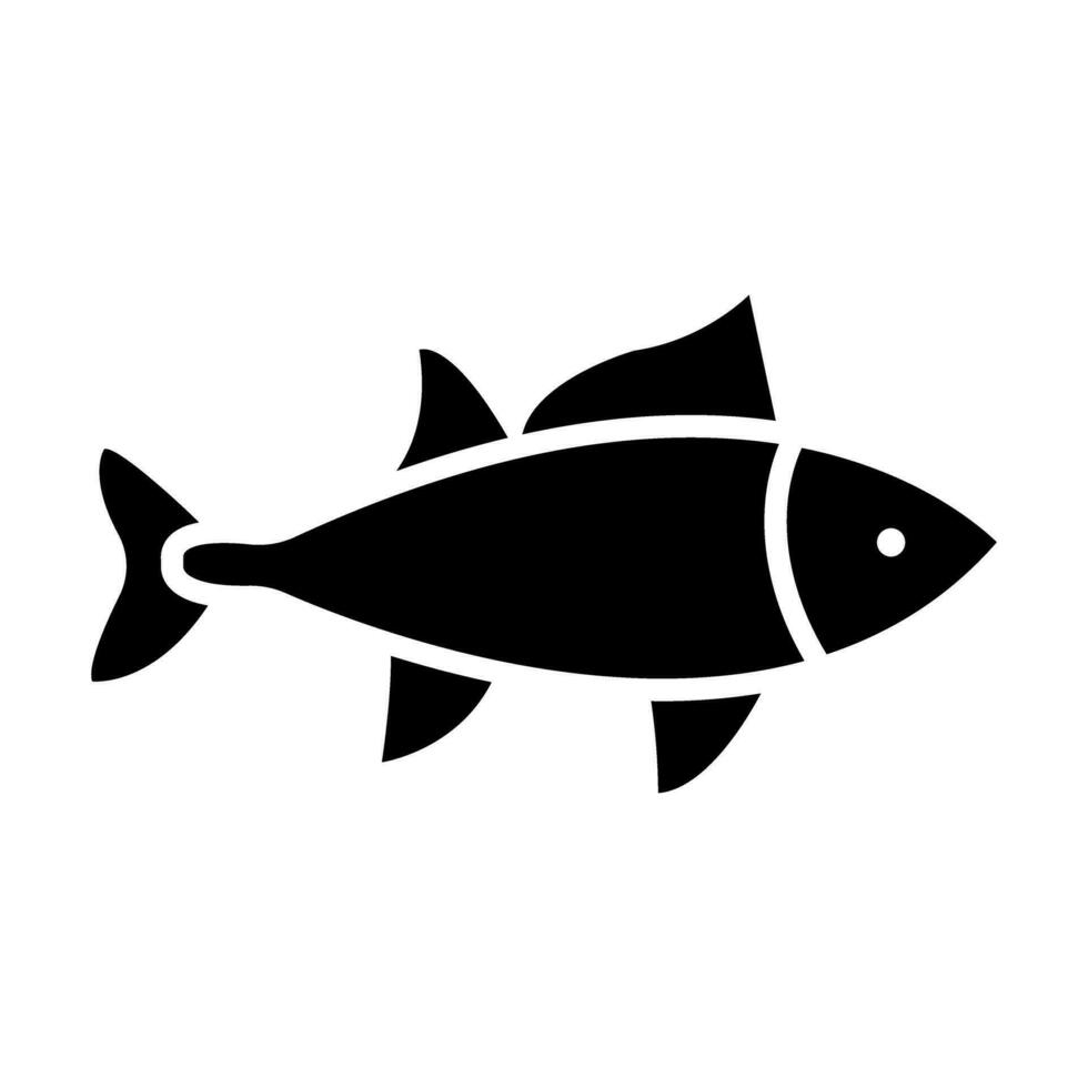 Thunfisch Vektor Glyphe Symbol zum persönlich und kommerziell verwenden.