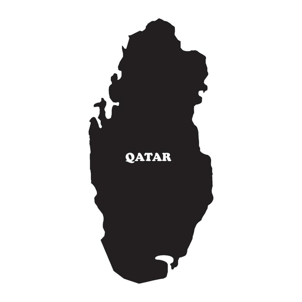 qatar Karta ikon vektor