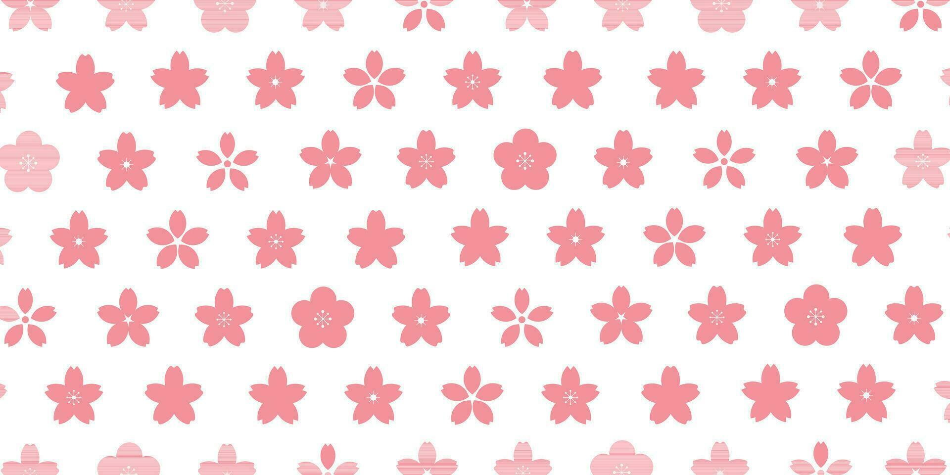 sakura blomma mönster design. japansk blomma bakgrund vektor