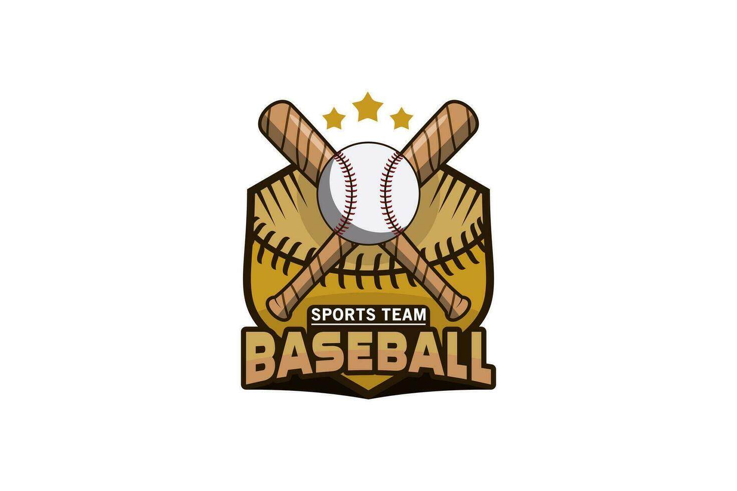 Baseball Emblem Logo Design, Jahrgang Baseball Sport Mannschaft und Meisterschaft Symbol vektor